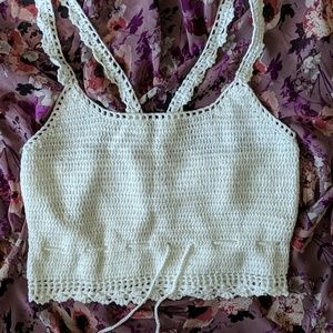 Crochet crop top